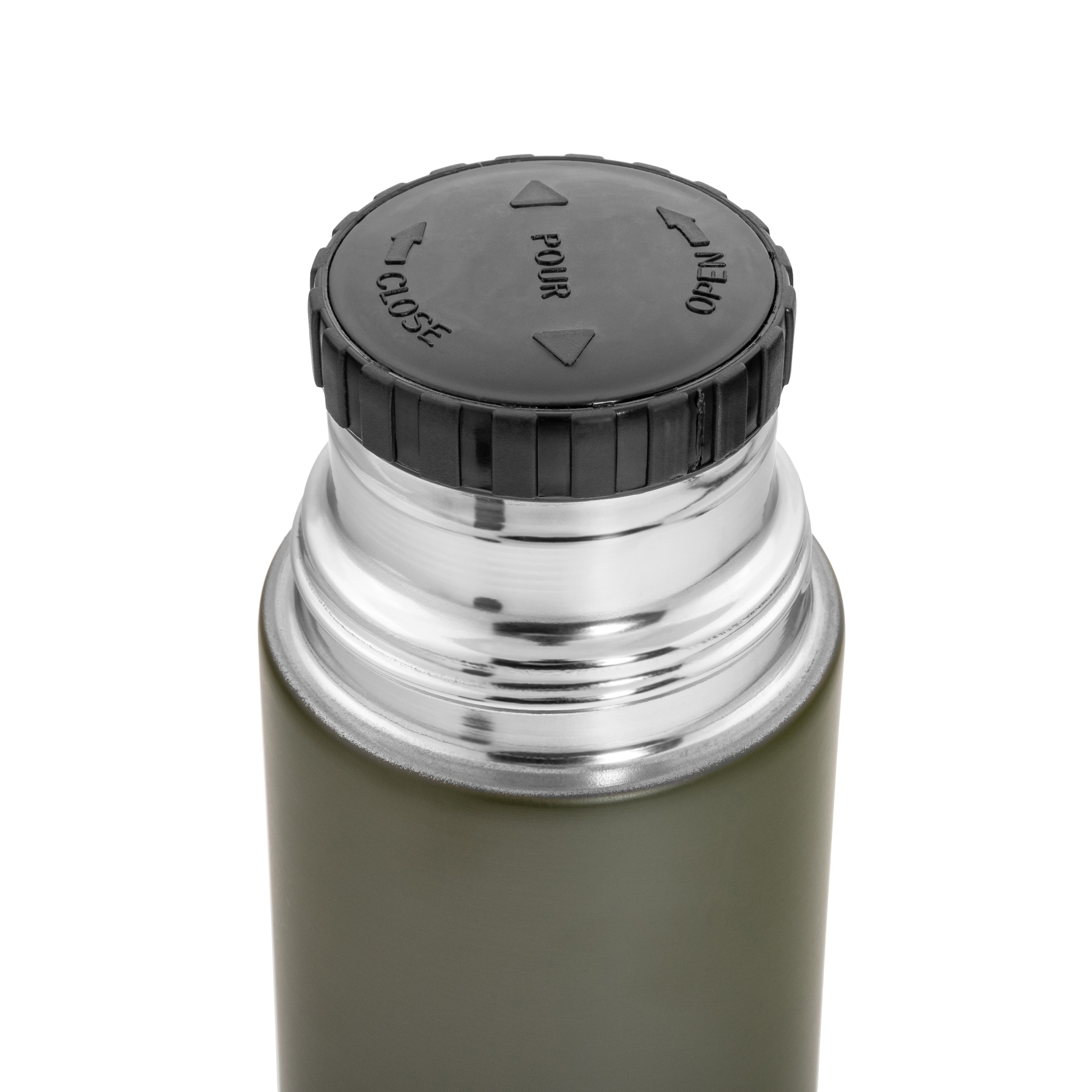 Mil-Tec - Thermoskanne aus Edelstahl 500 ml - Olive