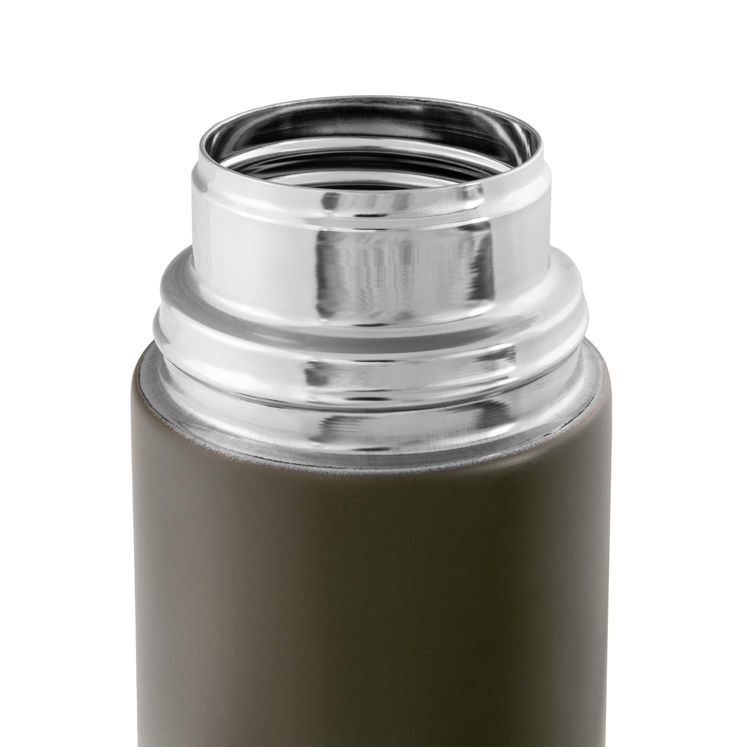 Mil-Tec - Thermoskanne aus Edelstahl - 1L - Olive