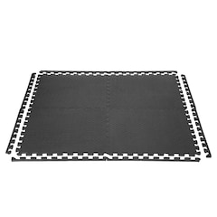 HMS - Puzzlematte MP12 - Schwarz - 4 Elemente