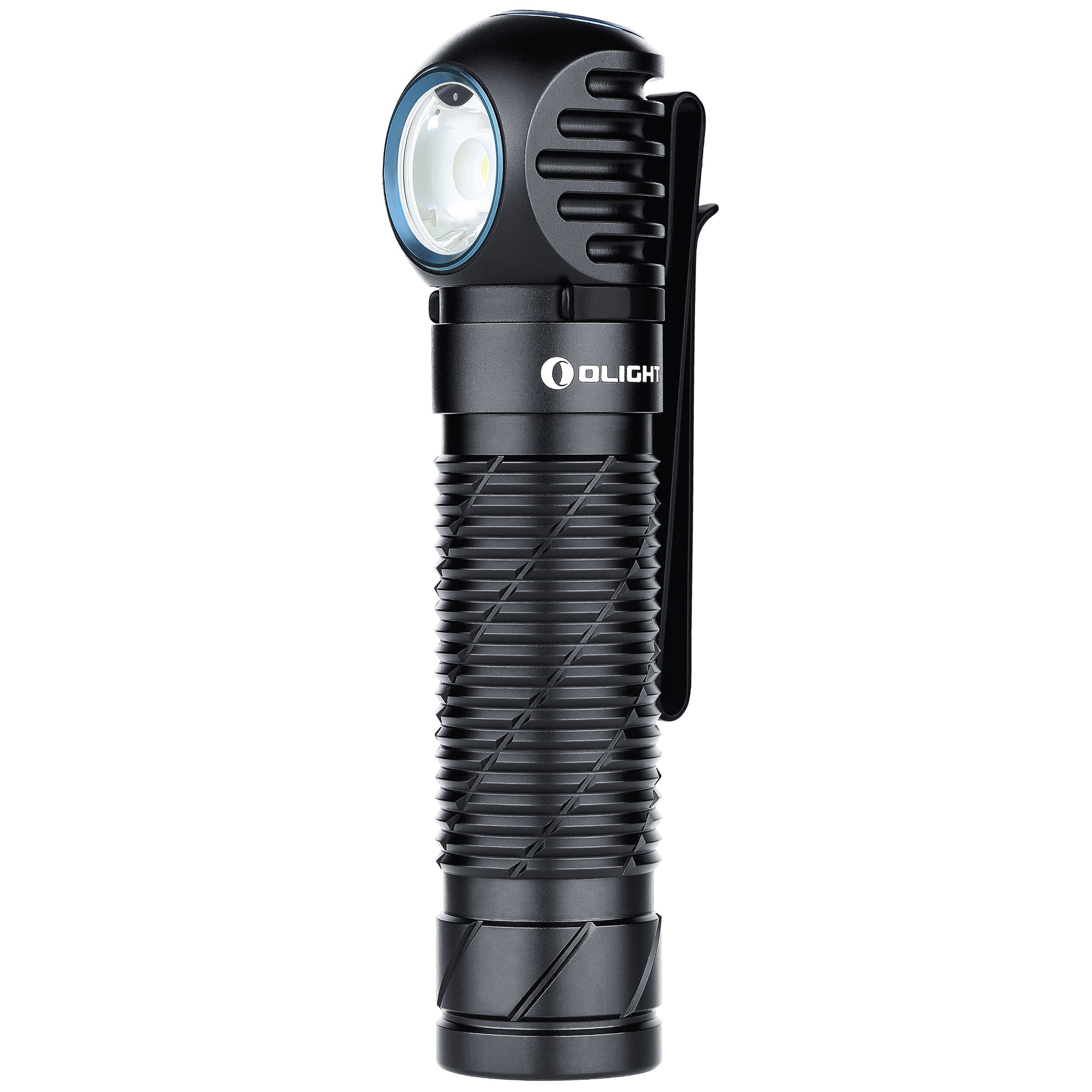 Olight - Perun 2 Cool White Kit Black - Stirn- und Winkeltaschenlampe mit Stirnband - 2500 Lumen