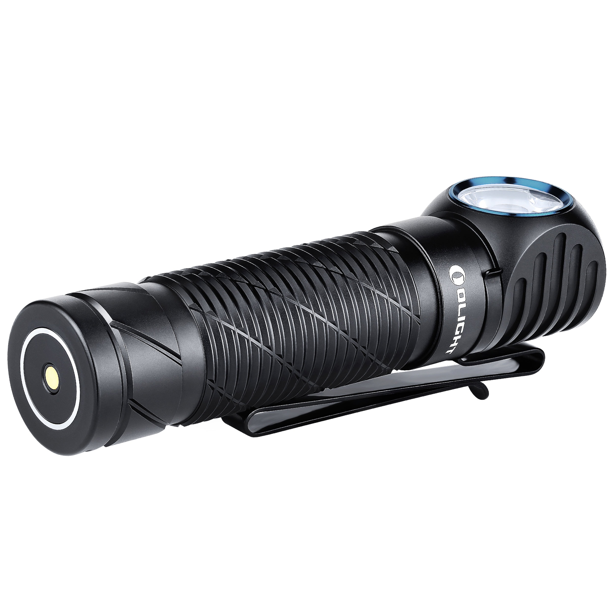Olight - Perun 2 Cool White Kit Black - Stirn- und Winkeltaschenlampe mit Stirnband - 2500 Lumen
