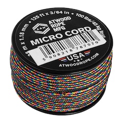 Atwood - Rope MFG  - Schnur - 38 m - Micro Cord - Dark Stripes