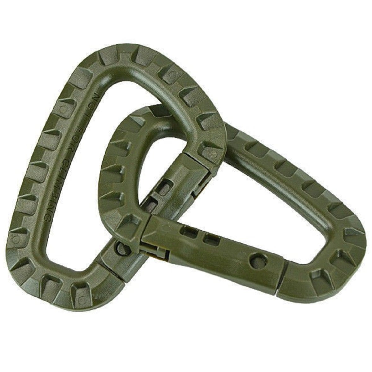 Mil-Tec - Karabinerhaken Olive - 2 Stk.