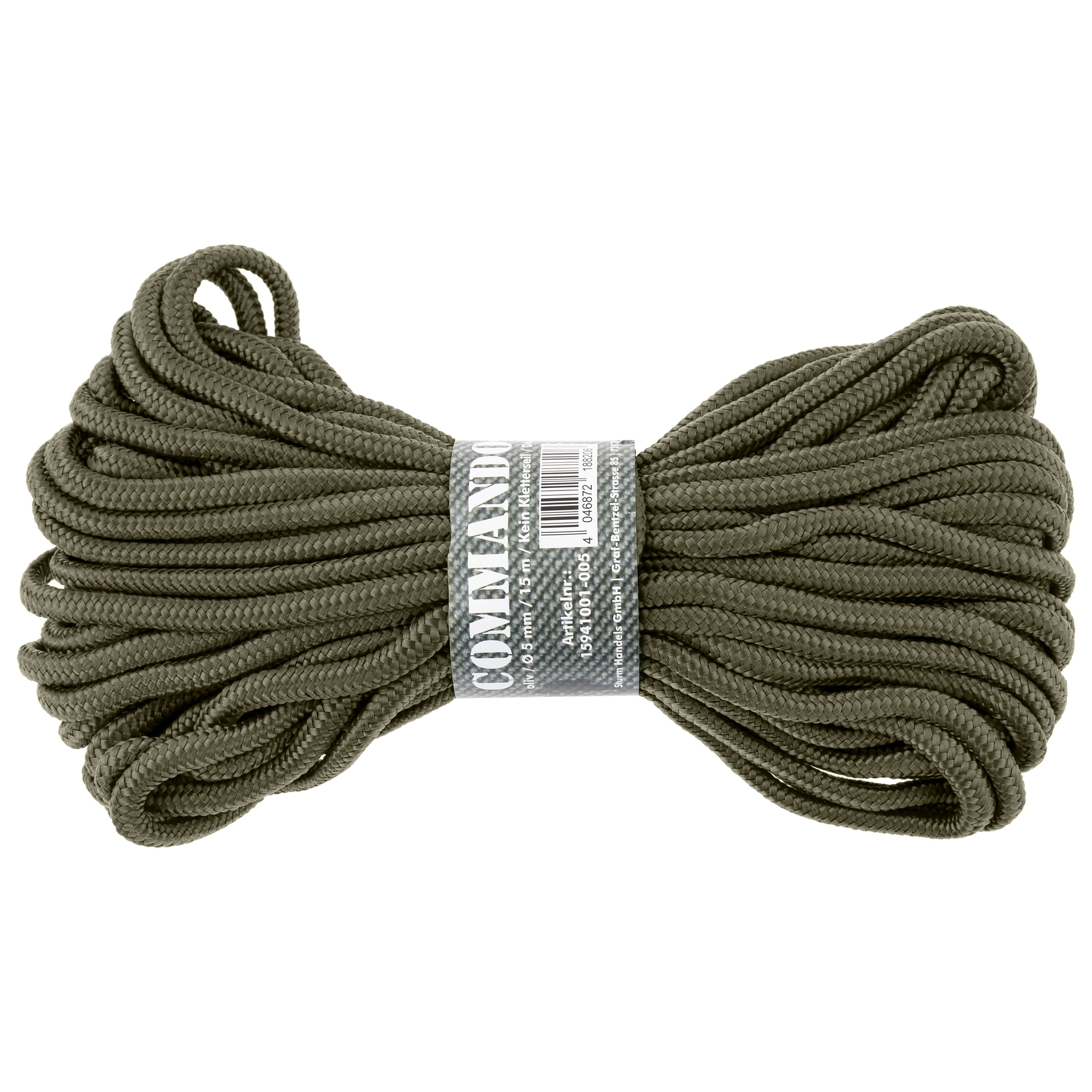 Mil-Tec - Seil 5mm x 15m - Olive Drab