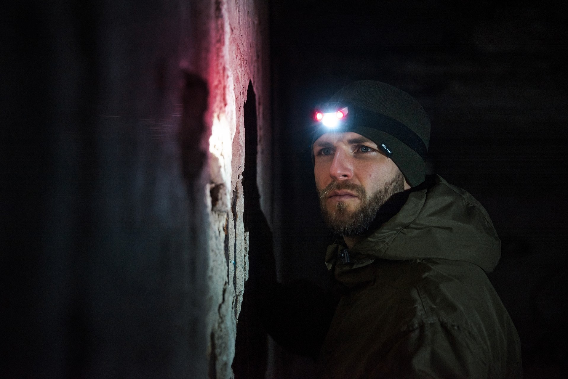 Mil-Tec - Kopftaschenlampe CREE XPE - 200 Lumen