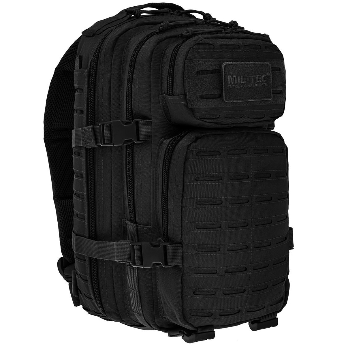 Mil-Tec - Assault Pack Laser Cut Small - Rucksack 20 l - Black 