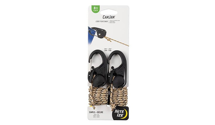 Nite Ize - CamJam Cord Tightener - Seilspanner mit Seil NCJ-25-2R3 - 2 St.