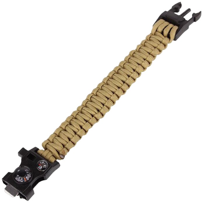 Paracord - Armband mit Kompass - 9'' - Coyote