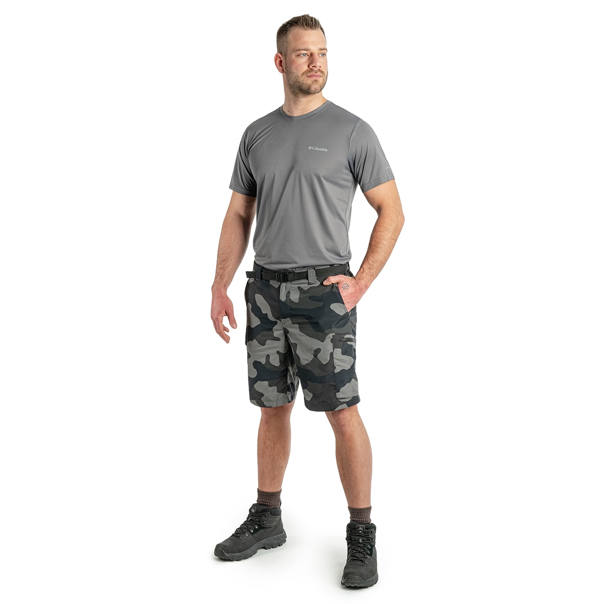 Columbia - Silver Ridge Cargo - Shorts - Black Camo