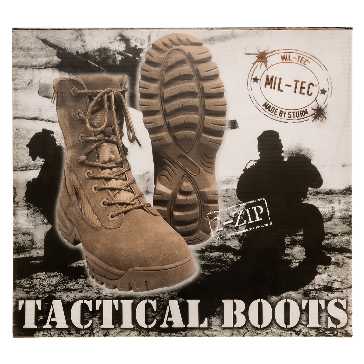 Mil-Tec - Two Zip - Taktische Schuhe - Coyote