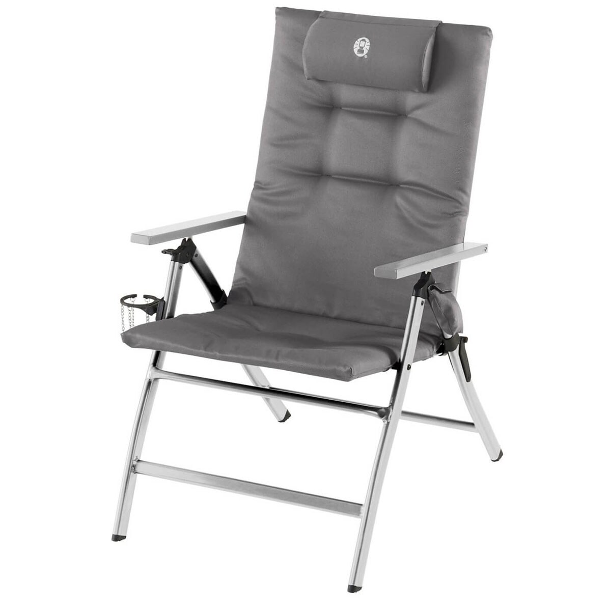 Coleman - 5 Position Padded Aluminium - Campingstuhl - Grey