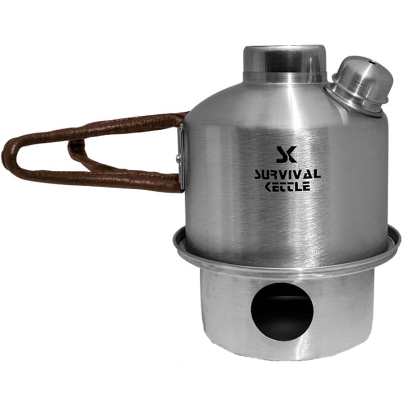 Survival Kettle - Reisewasserkocher - Silver Mini Steel - 0.4 l