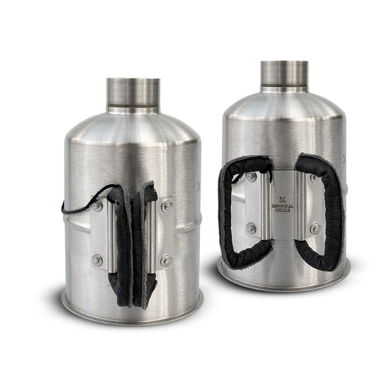 Survival Kettle - Reisewasserkocher - Silver Steel - 0.6 l