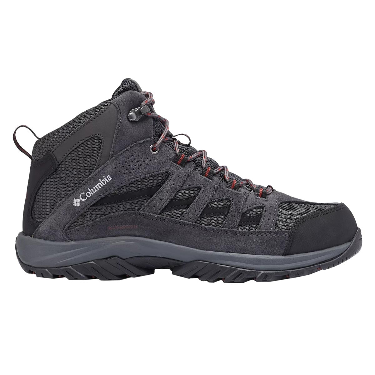 Columbia - Crestwood Mid Waterproof - Schuhe - Dark Grey/Deep Rust