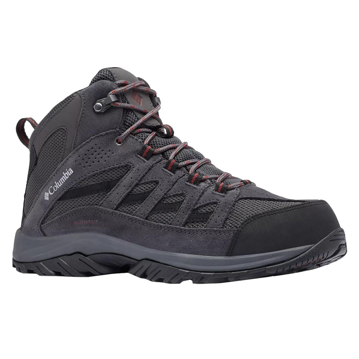 Columbia - Crestwood Mid Waterproof - Schuhe - Dark Grey/Deep Rust