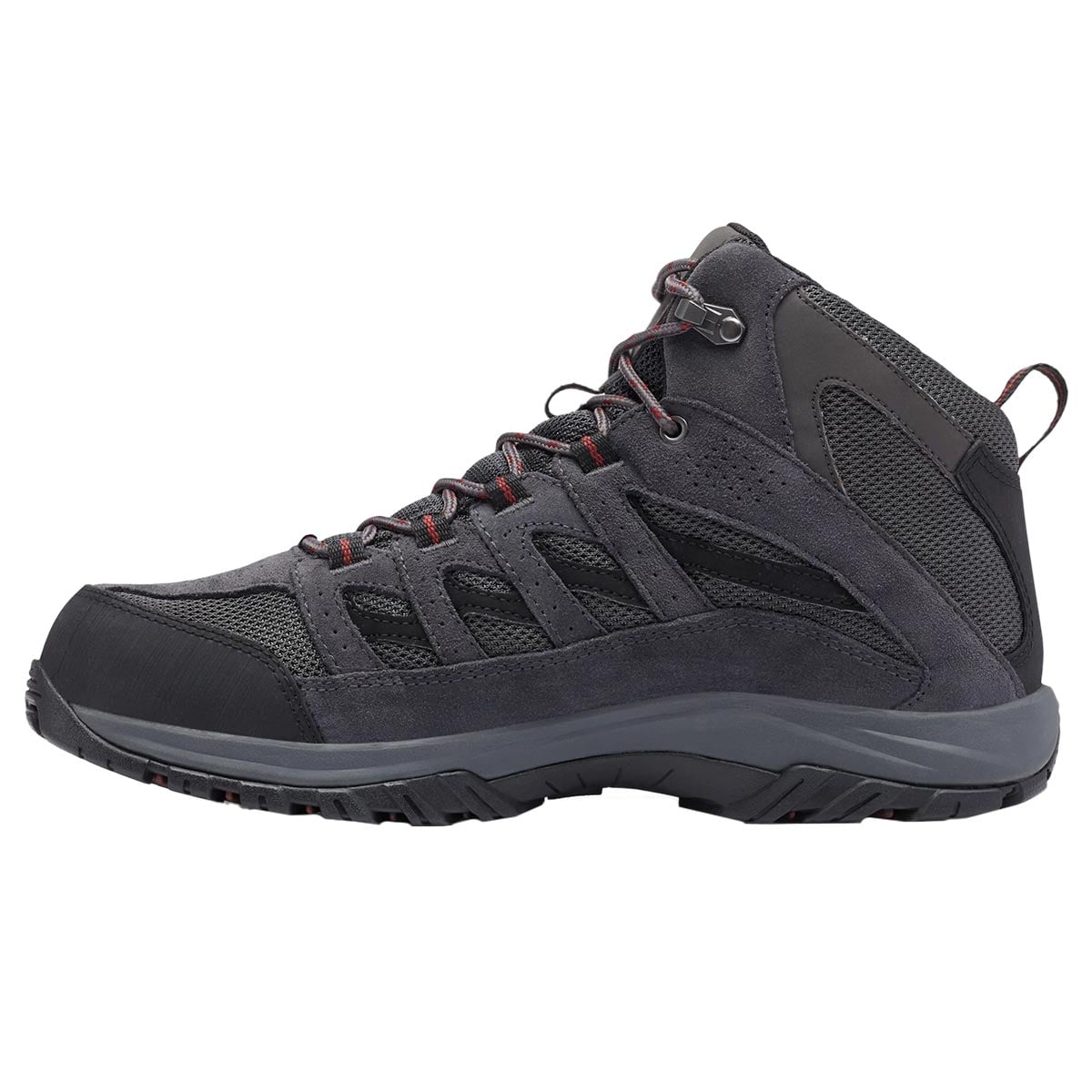 Columbia - Crestwood Mid Waterproof - Schuhe - Dark Grey/Deep Rust