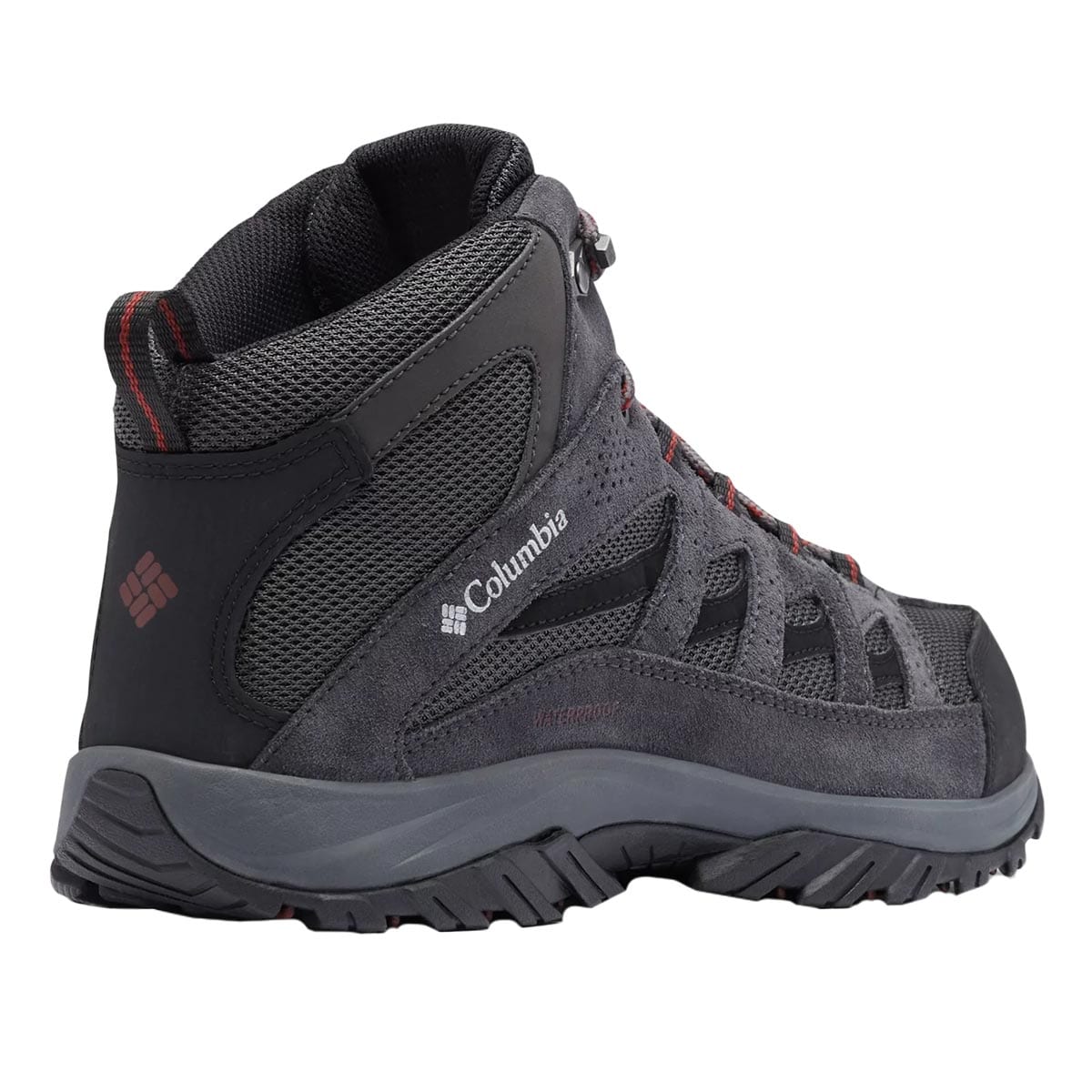 Columbia - Crestwood Mid Waterproof - Schuhe - Dark Grey/Deep Rust