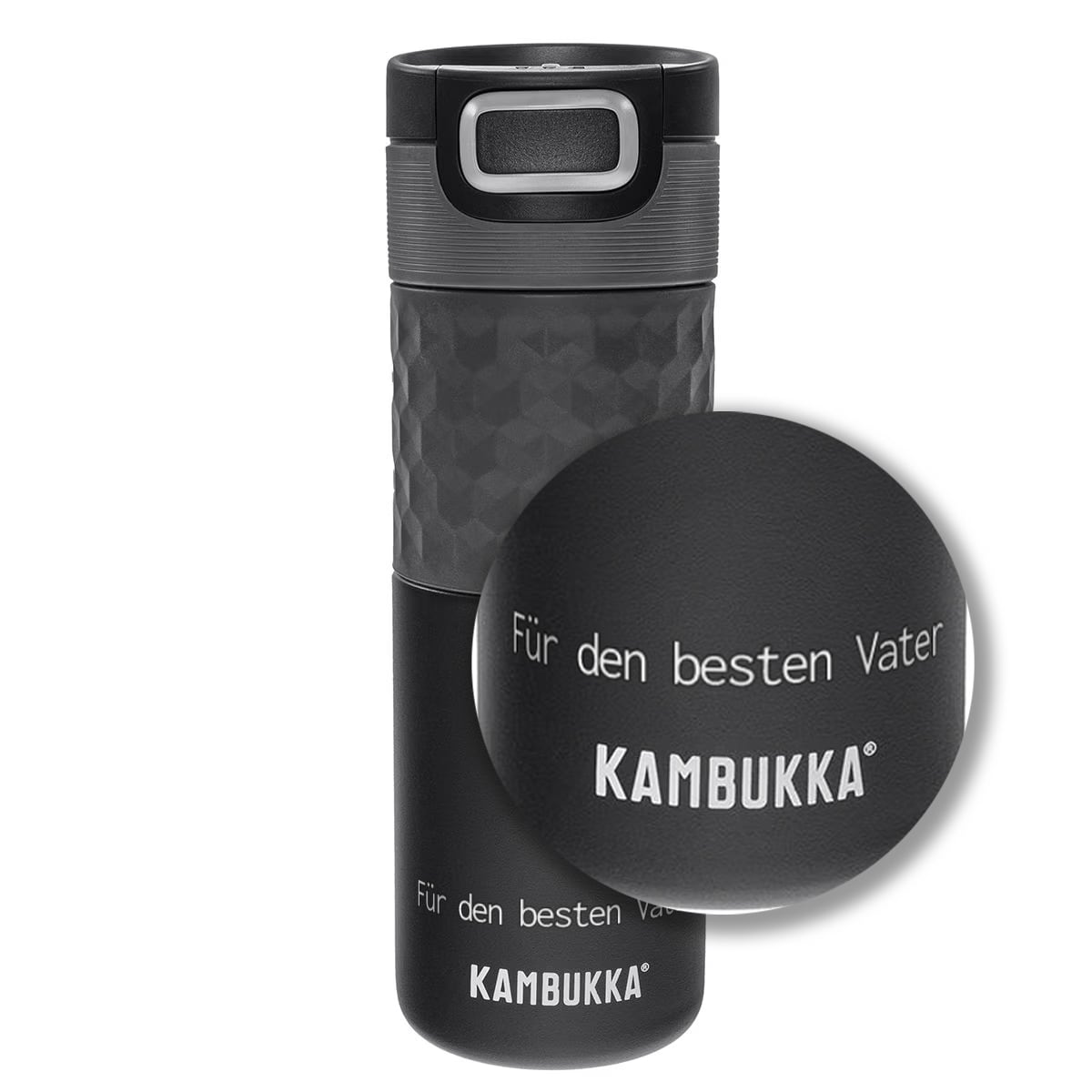 Kambukka - Etna Grip - Thermobecher 500 ml - Schwarz