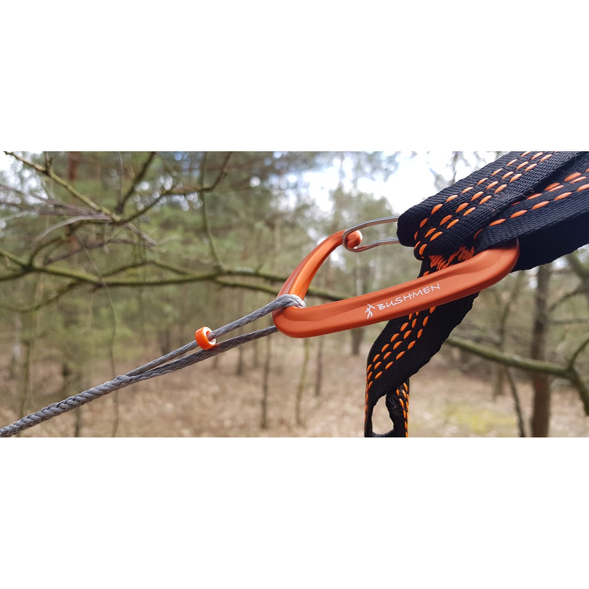 Bushmen - Whoopie Sling - Seile für Hängematten - Set - Orange