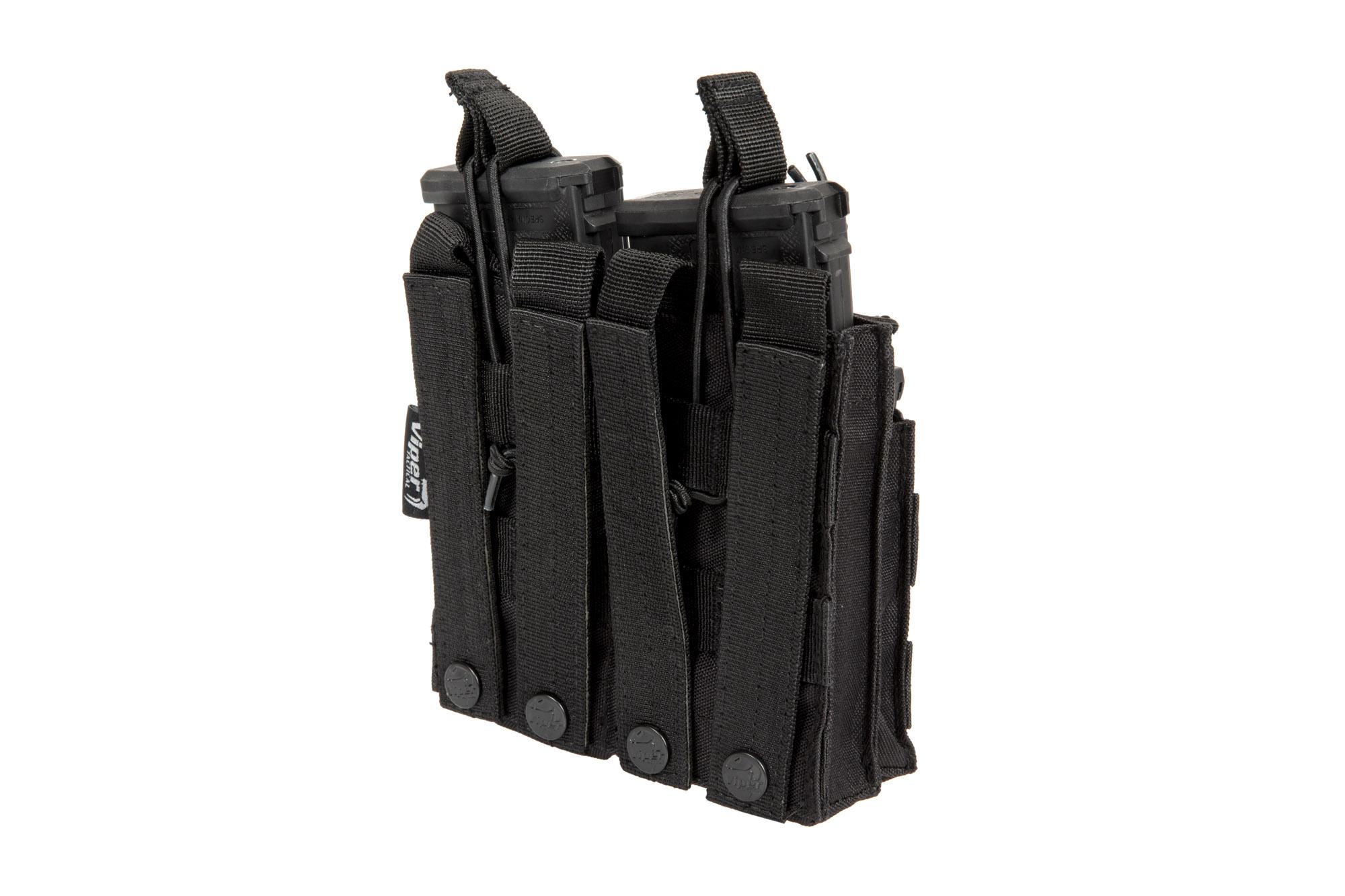 Viper Tactical - Magazintasche für 4 Magazine 5,56 mm - Schwarz