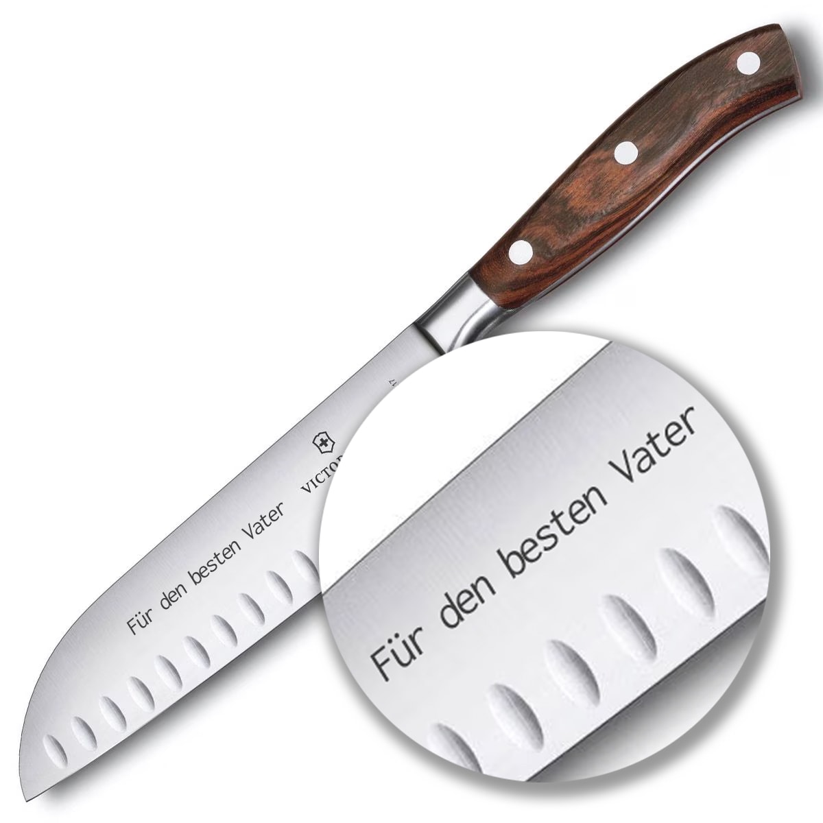 Victorinox - Grand Maitre Santoku - Küchenmesser - Wood