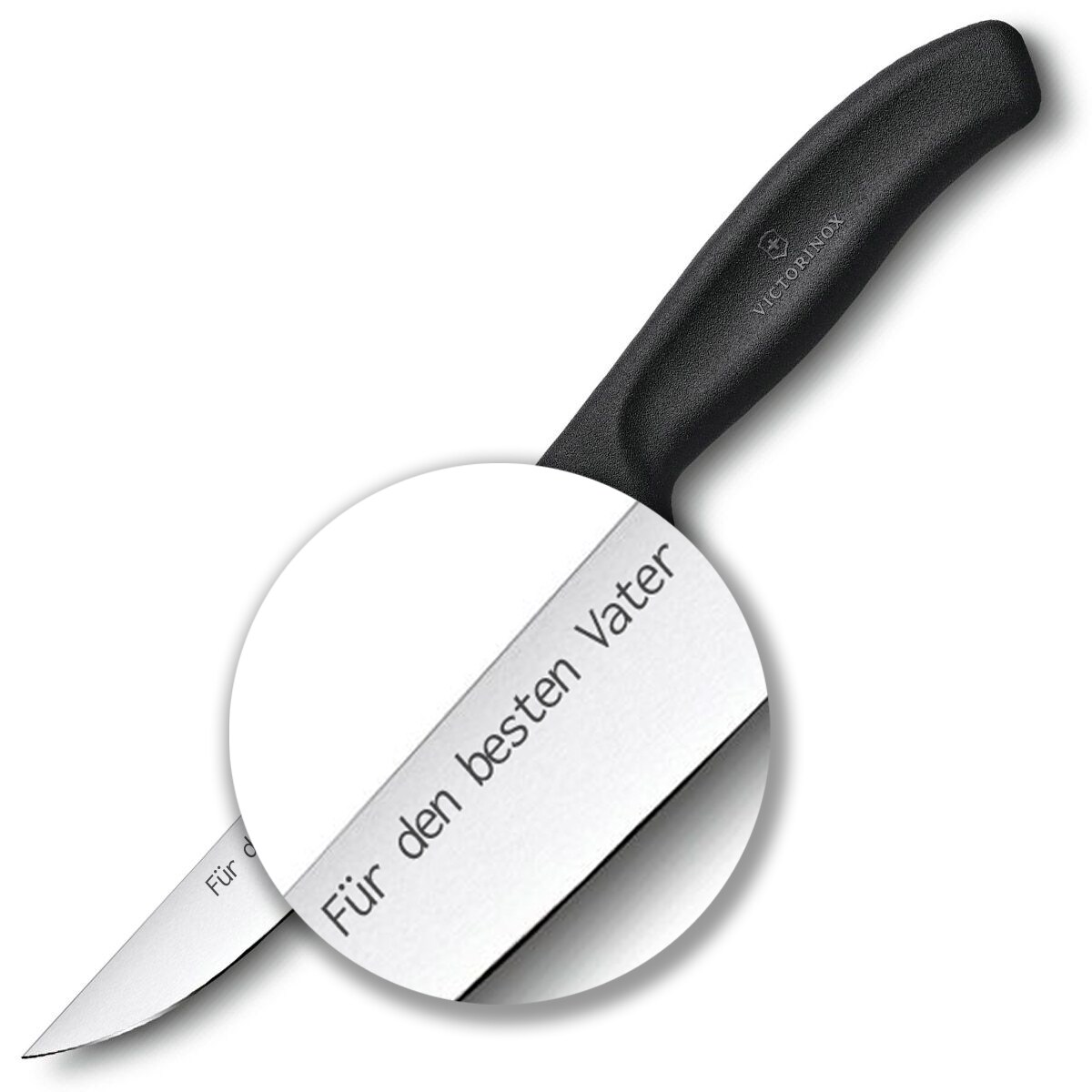 Victorinox - Swiss Classic - Küchenmesser - zum Portionieren 15 cm - Black