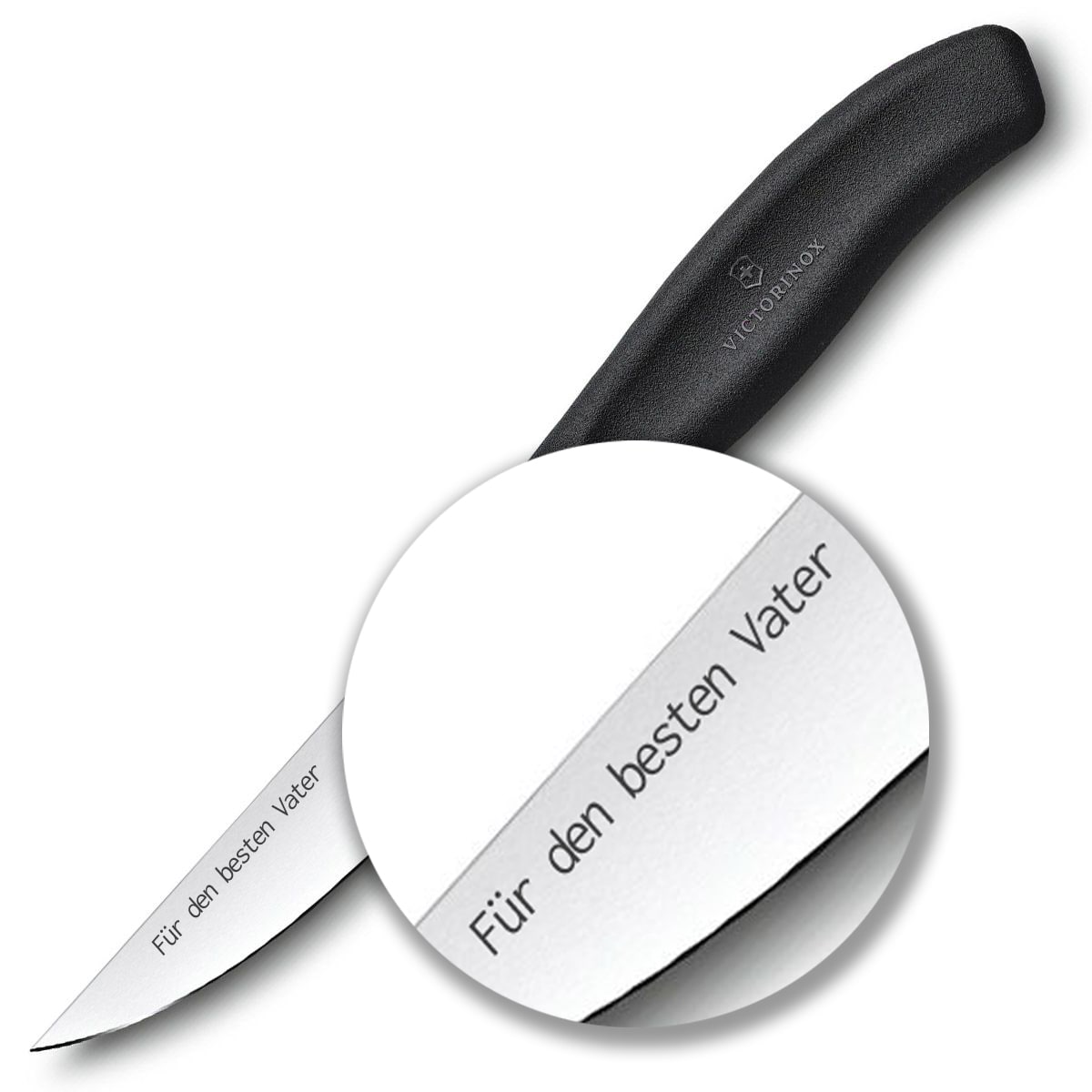 Victorinox - Swiss Classic - Küchenmesser - zum Portionieren 12 cm - Black