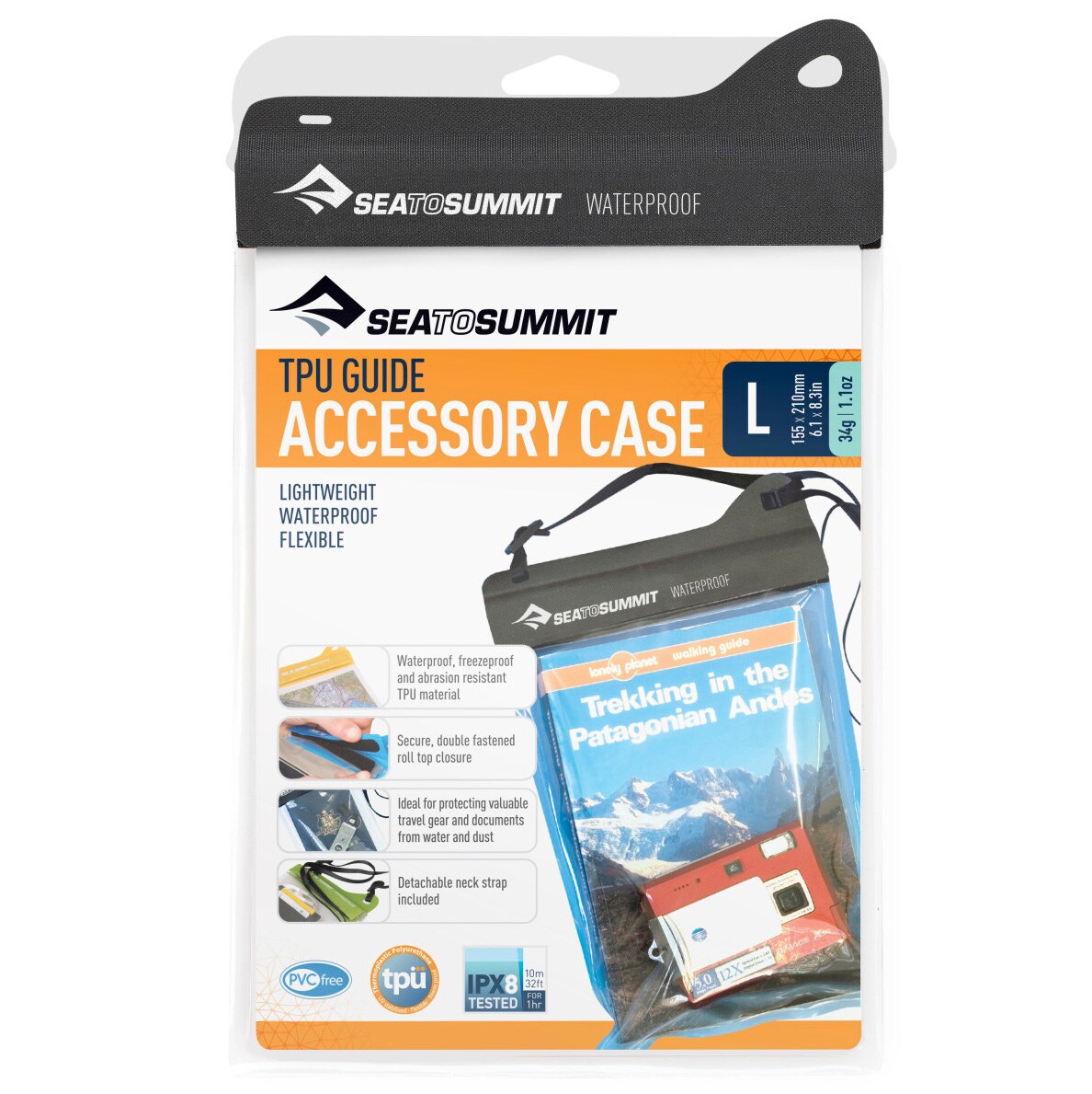 Sea To Summit - TPU Guide Accessory Case - Wasserdichte Hülle - Large - Black