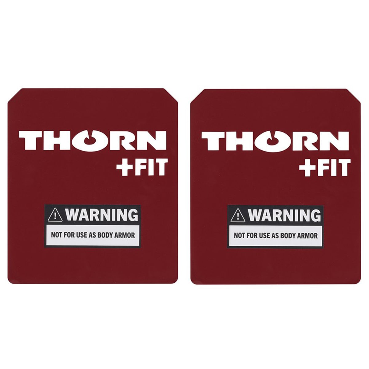 Thorn+Fit - Hantelscheiben für taktische Gewichtswesten - 2 x 2,5 kg - Rot