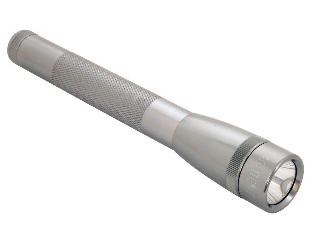 Maglite Mini LED 2xAA Taschenlampe Grau - 68 Lumen