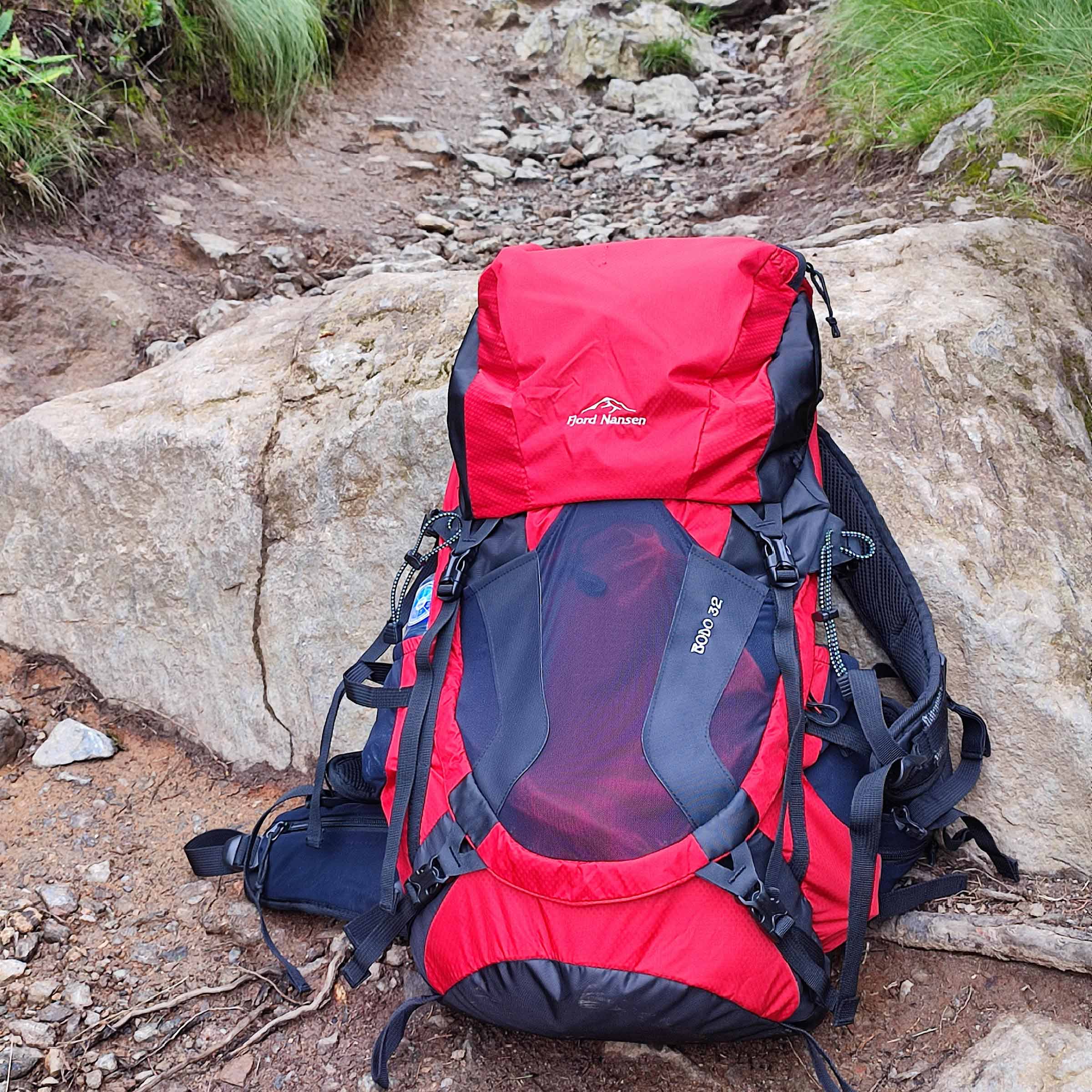 Fjord Nansen - Bodo - Rucksack 32 l - Red/Black