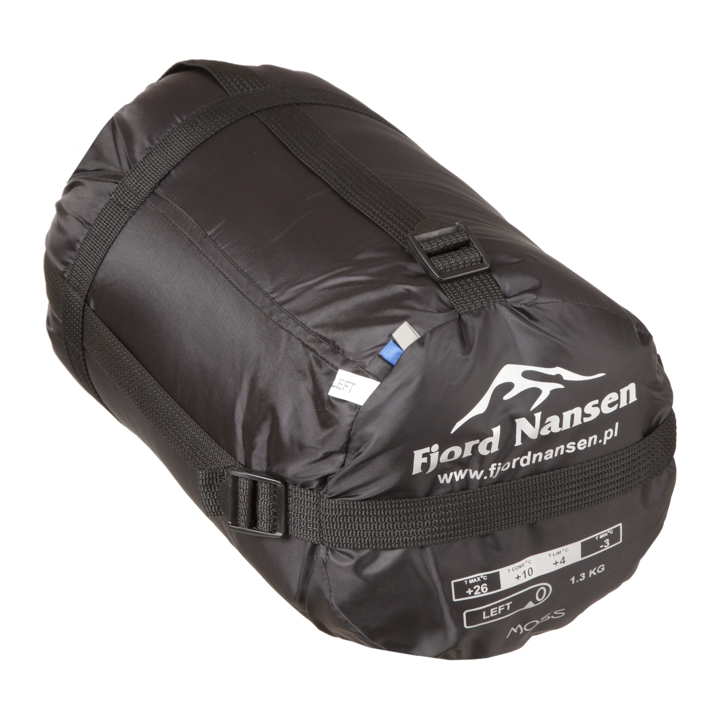 Fjord Nansen - Kinderschlafsack Moss Sapphire - links