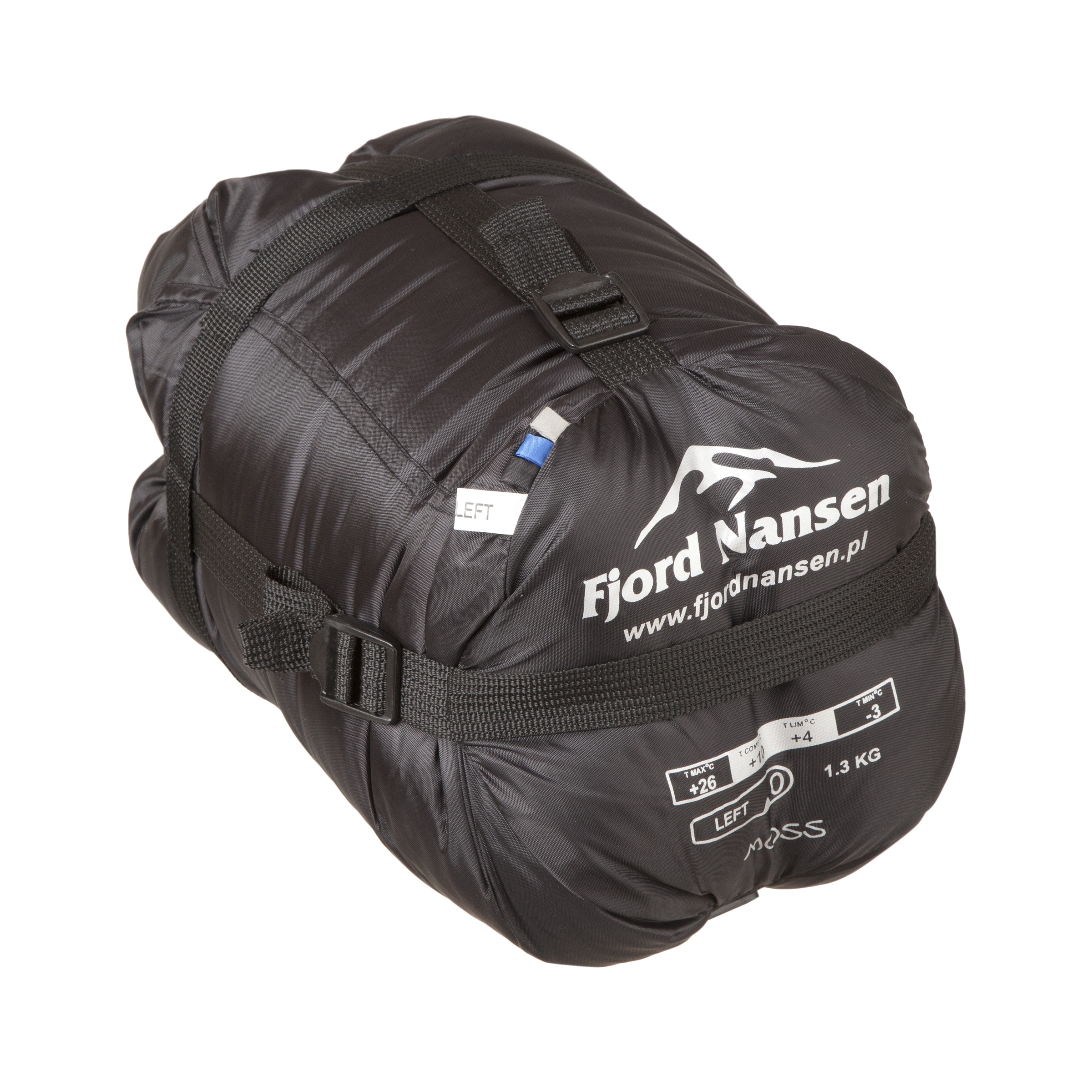 Fjord Nansen - Kinderschlafsack Moss Sapphire - links