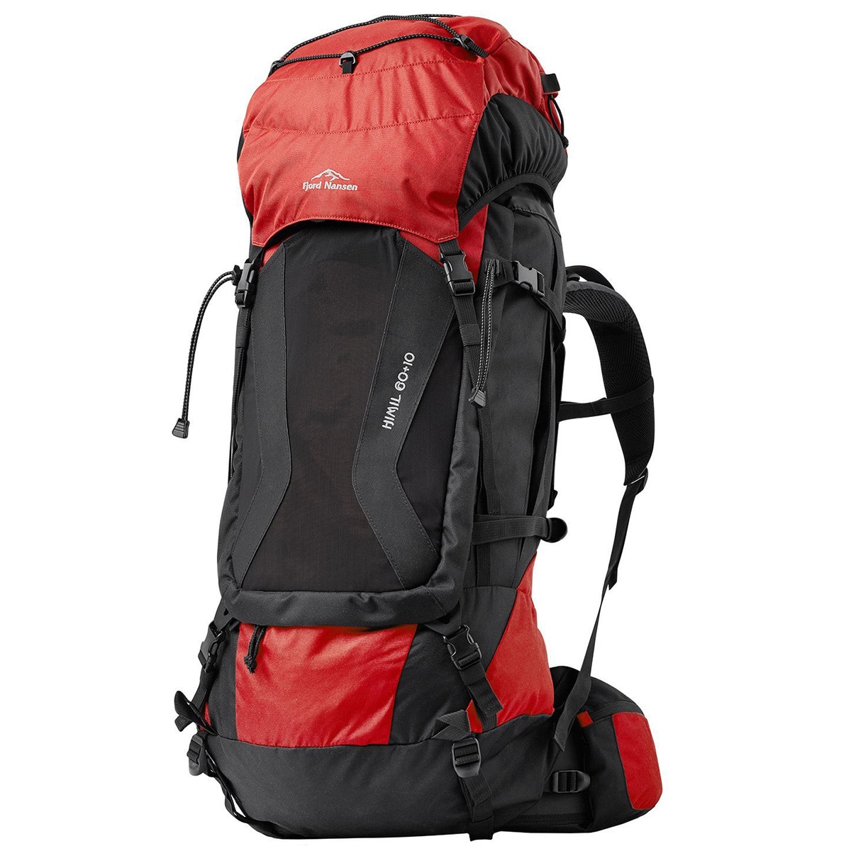 Fjord Nansen - Himil Solid 60+10 l - Rucksack - Cherry/Black