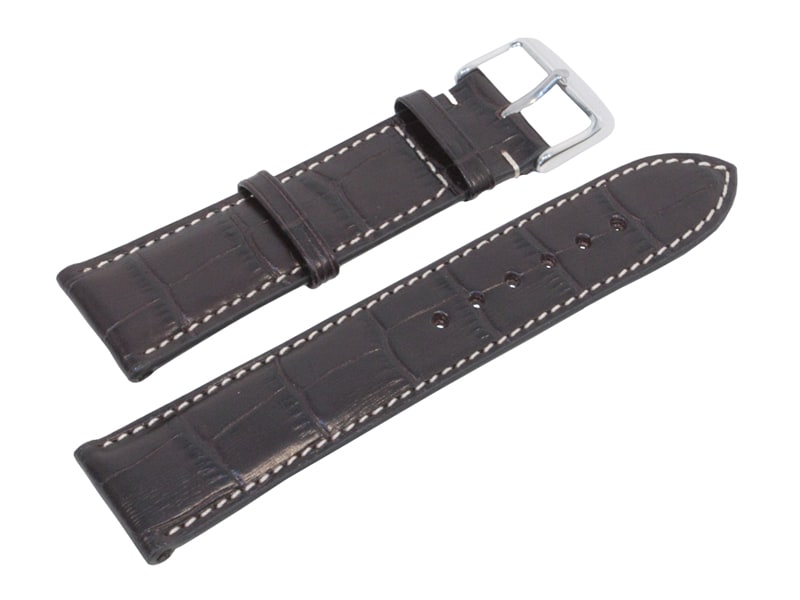 Zeppelin - Leder-Uhrenarmband 22 mm - braun