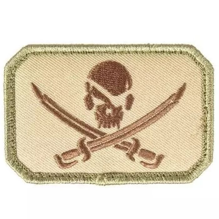 Mil Spec - Monkey Aufnäher - Pirate Skull Flag - Multicam