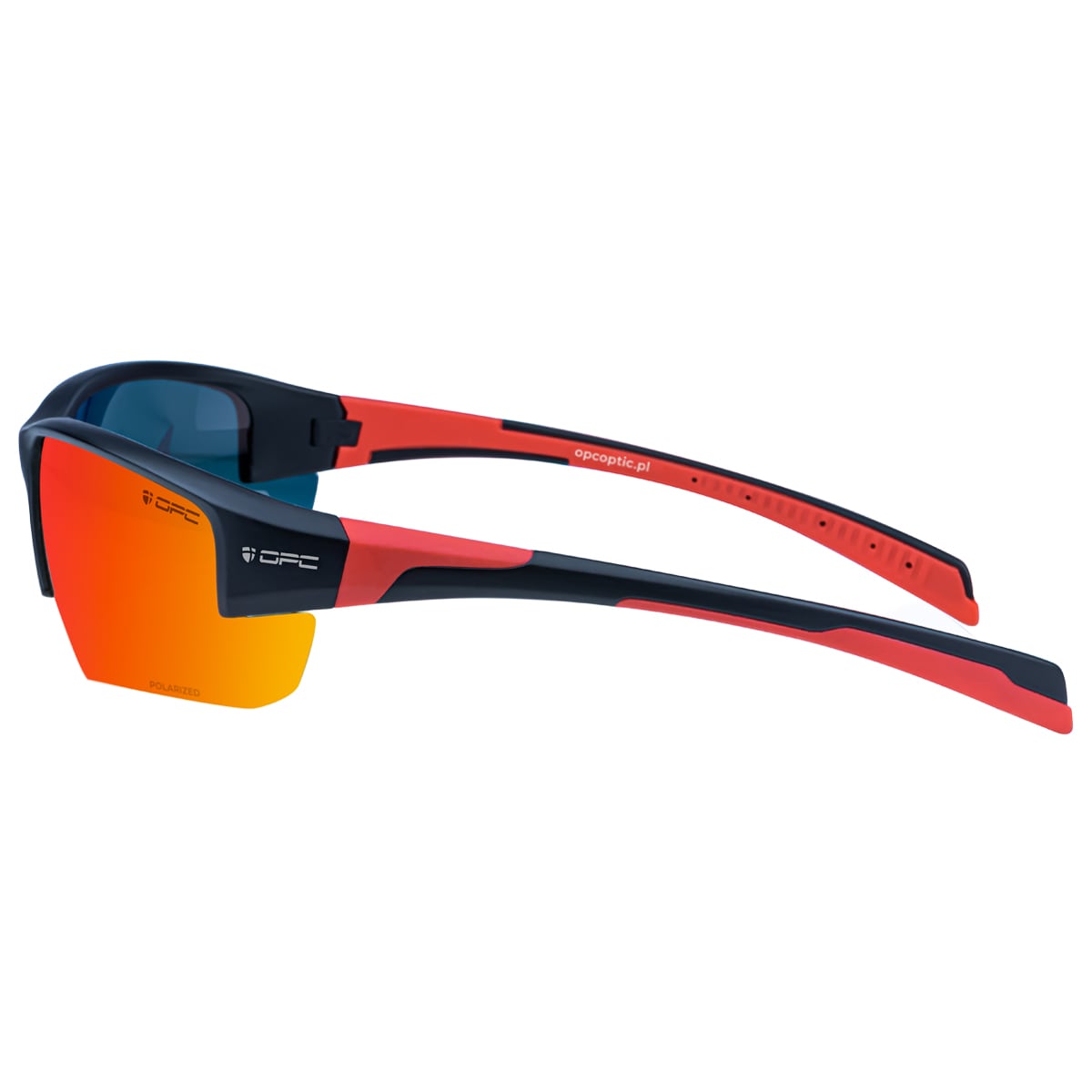 OPC Extreme - San Salvo Matt Black/Red Revo- Polarisierte Sonnenbrille