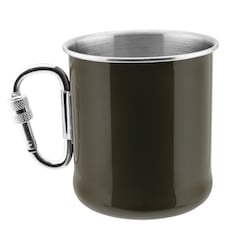 Mil-Tec - Becher mit Karabinergriff 250 ml - Grün OD