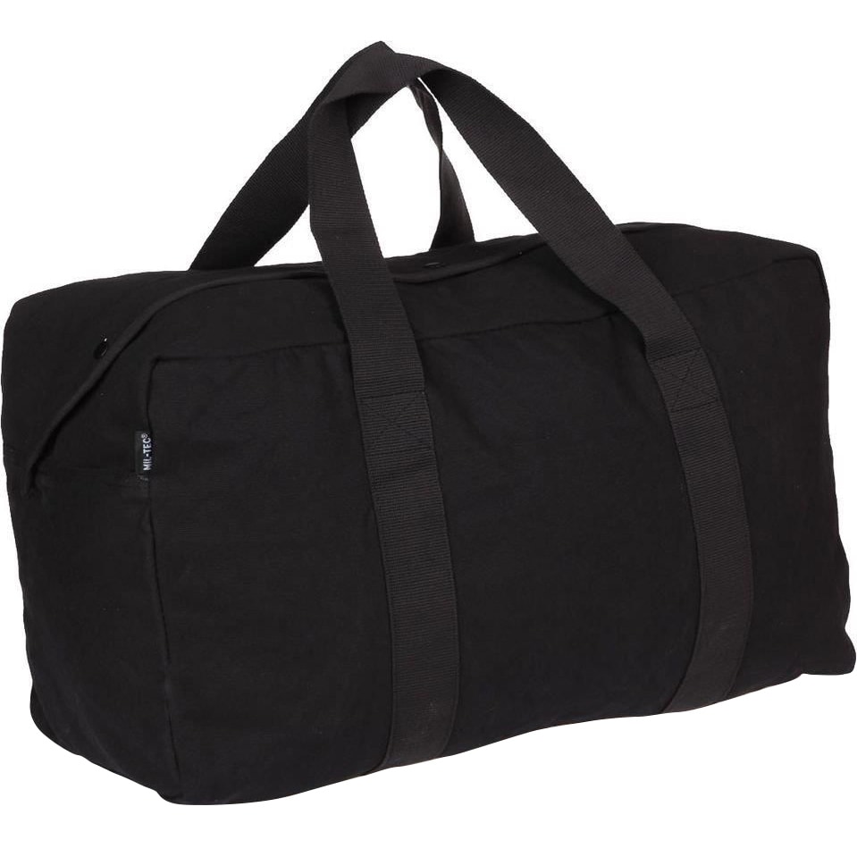 Mil-Tec - US Cotton Parachute Cargo Bag - Tasche 77 l - Black