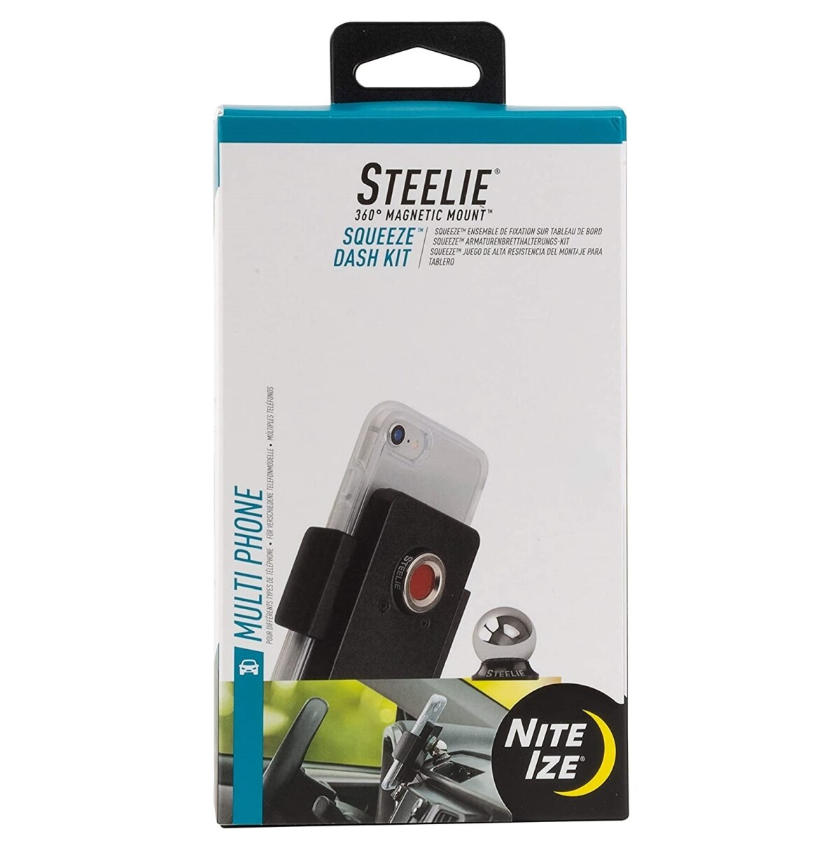 Nite Ize - Steelie Squeeze Dash Kit STSCK-11-R8 - Handyhalterung fürs Auto