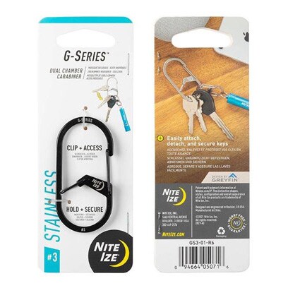 Nite Ize - G-Series 3 - Karabinerhaken - Black