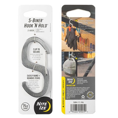 Nite Ize - S-Biner Hook 'N Hold - Karabiner mit S-Haken