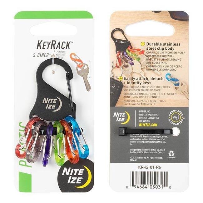 Nite Ize - KeyRack S-Biner - Schlüsselanhänger - Black