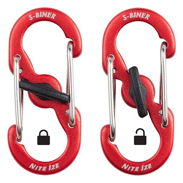 Nite Ize - KeyRack Locker S-Biner - Schlüsselanhänger - Alu