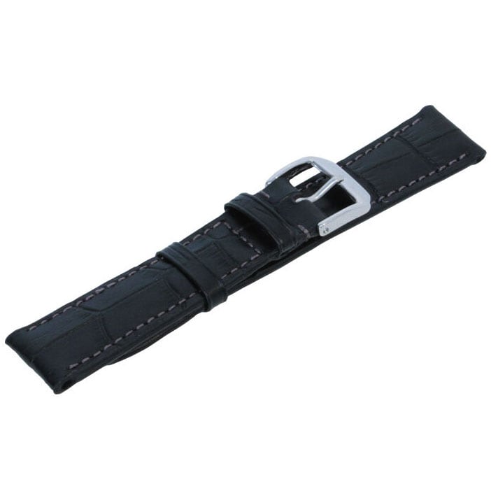 Zeppelin - Leder-Uhrenarmband - 18 mm - Schwarz