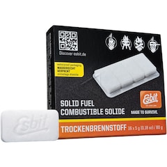 Esbit - Solid Fuel - Trockenbrennstoff für Campingkocher 16x5g