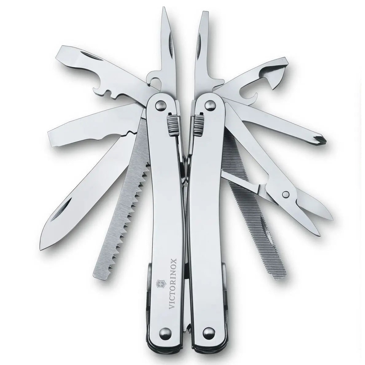 Victorinox Swisstool Spirit X Plus - Multitool mit Lederetui