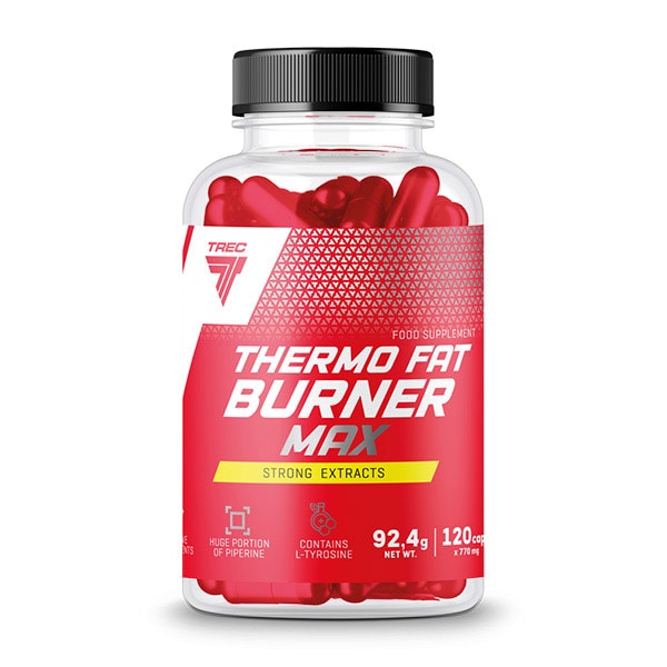 Trec - Thermo Fat Burner Max - Fettverbrenner - Nahrungsergänzungsmittel - 120 Kapseln