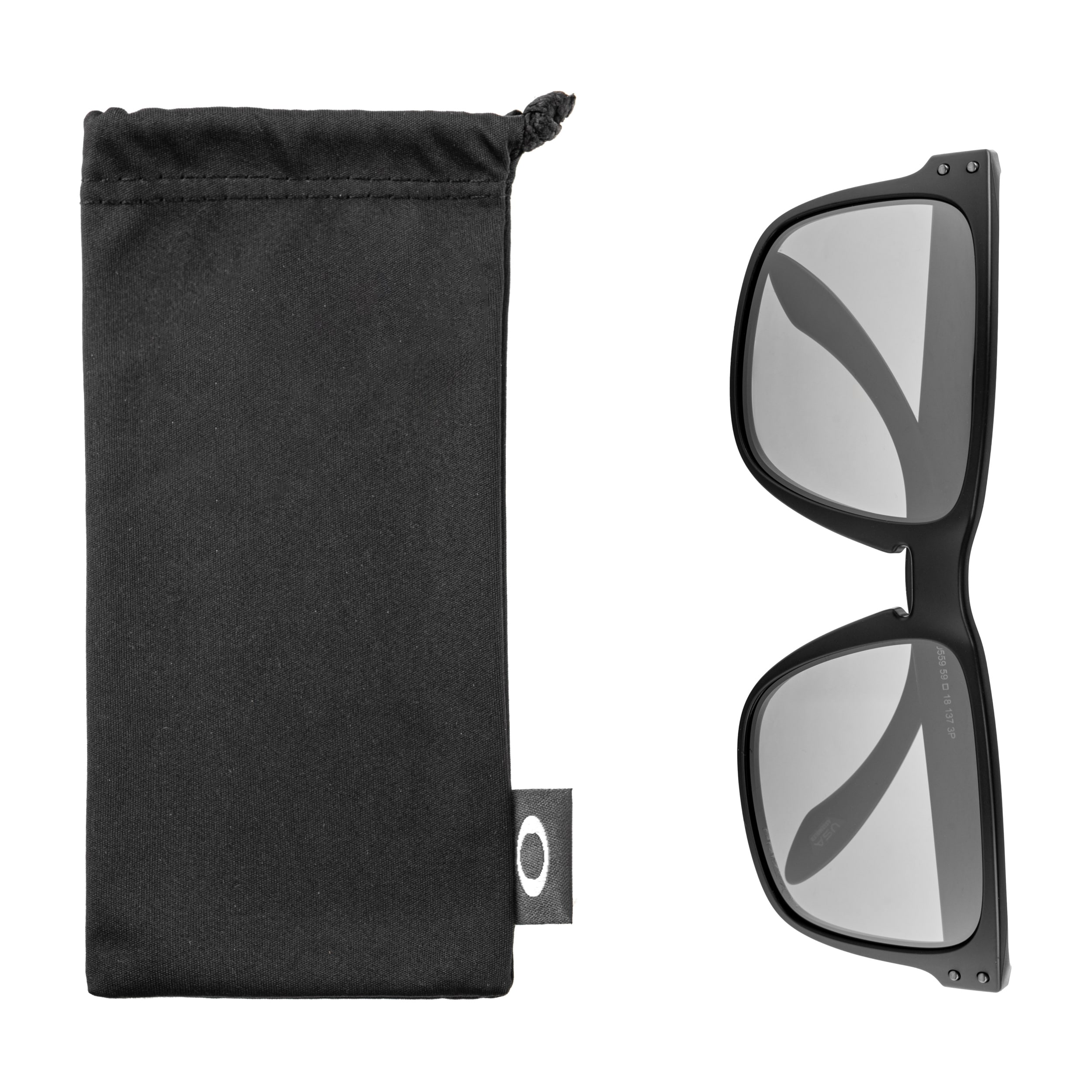 Oaekly - Holbrook XL Sonnenbrille - Matte Black Frame/Prizm Black Polarized Lenses