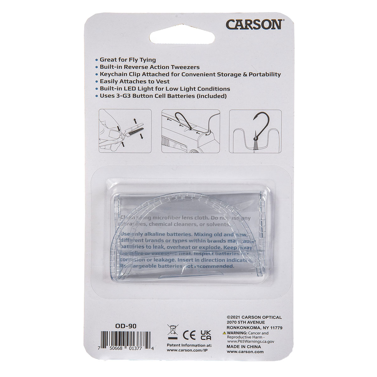 Carson - Fish'n Grip Pro - Lupe 4.5x